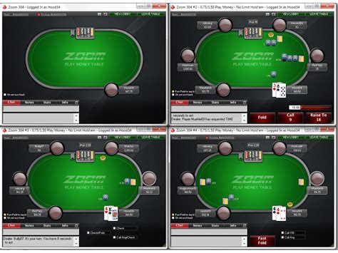 how to play zoom pokerstars
